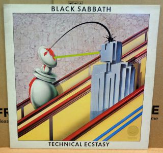 Black Sabbath Technical Ecstasy St Vertigo Spaceship Lp 9102750 1/2 Insert