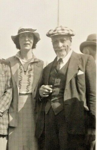 - Photograph Of " Major Post " With Clara Adams And Jack O 