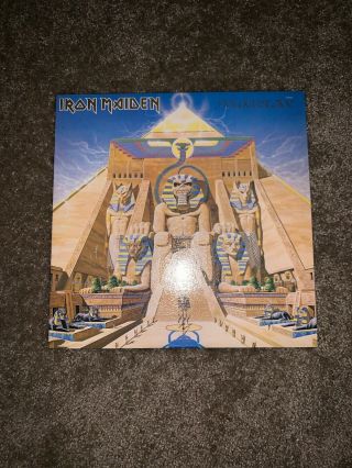 Iron Maiden Powerslave 1984 Us Vinyl Pressing Textured Cover