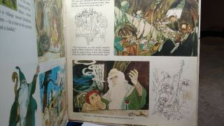 THE HOBBIT J.  R.  R.  Tolkien Disneyland 3819 Rankin / Bass w/ Booklet 3