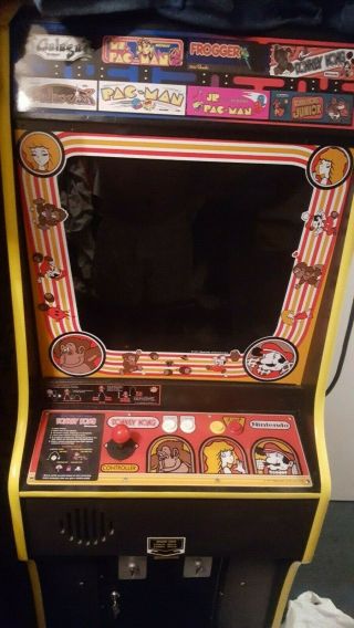Donkey Kong Multicade 60 In 1 Video Game Arcade Coin Operated Ms Pacman Restored