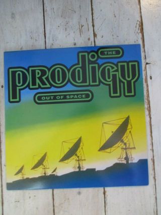 Nm The Prodigy 12 " Vinyl Record Out Of Space Xl Recordings (1992)