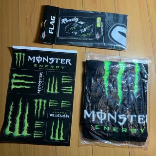 Monster Energy Gift Pack M Shirt,  Flag & Stickersheet Only One Available,  Rare