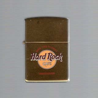 19987 Hard Rock Cafe,  Vancouver Zippo Lighter