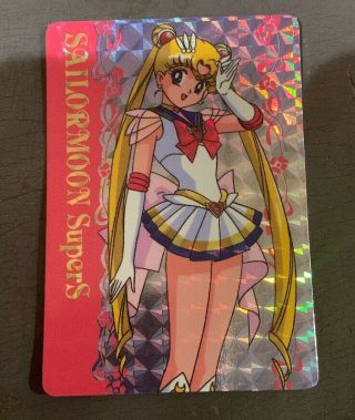 Sailormoon Sailor Moon Amada 1995 Japan Hero Part 5 Hard Prism Card Lc - 7
