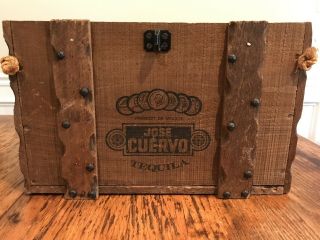 Vintage Jose Cuervo Wood Box Crate