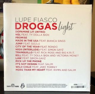 Lupe Fiasco - Drogas Light Vinyl Record LP 2