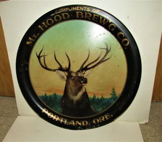 Mt.  Hood Brewing Co.  Pre - Proh Tray (elk) Portland Oregon