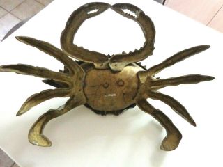 Very Rare Giant Brass Crab with Storage 6