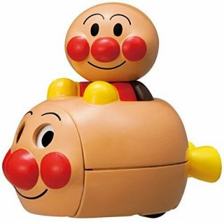 Anpanman Car Toy With Moving Eyes Pull Back And Go Small Toy For Baby Kids