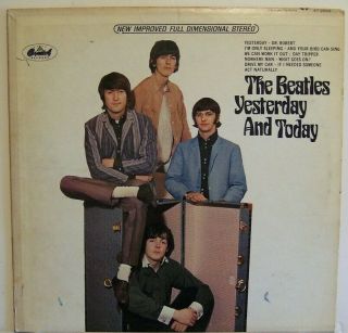 The Beatles - Yesterday And Today - East Coast 1966 Lp Vinyl Record On Capitol