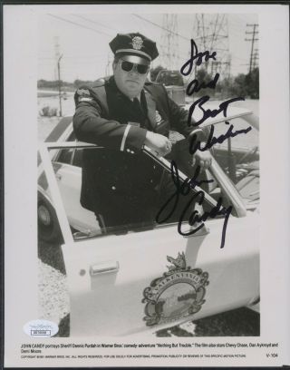 John Candy " Nothing But Trouble " Signed 8x10 Photo Auto Autograph Jsa