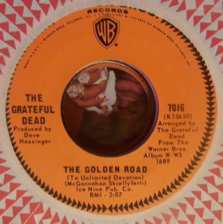 The Grateful Dead Wm 7016 The Golden Road / Cream Puff War