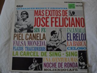 Mas Exitos De Jose Feliciano Vinyl Lp Rca Victor Made In Mexico Sin Fe,  La Barca