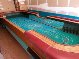 Yes You Can Own A Craps Table Handcrafted Oak Solid Brass Inlays