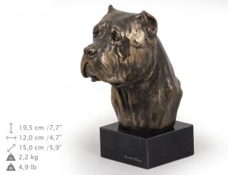 Cane Corso,  Dog Bust Marble Statue,  Artdog Limited Edition,  Usa
