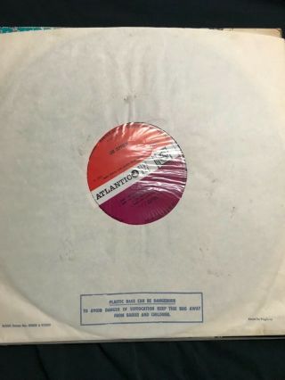 LED ZEPPELIN - Self Titled - 1969 Vinyl LP 1st Atlantic 588171 A1/B1 Turquoise 5