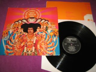 Jimi Hendrix Experience - Axis Bold As Love /track Uk 67 Mono A1/b1 Orig,  Poster