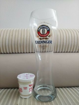 Erdinger 3l 3 Liter Xxl Bavarian German Beer Glass Mug Pitcher Stein