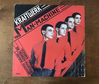 Kraftwerk The Man - Machine 1978,  Vinyl Lp Capitol Sw - 11728 Record