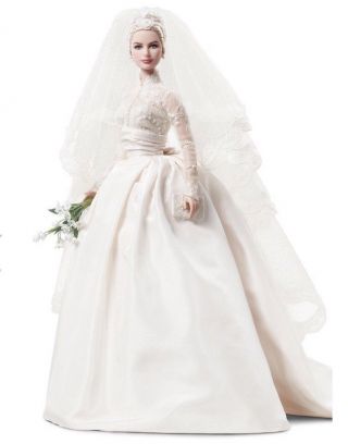 Nrfb Grace Kelly The Bride 2011 Silkstone Barbie Gold Label Doll