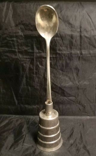 Vintage Collectible Napier 2 In 1 Bar Tool Jigger Spoon Old Barware Pat Pend