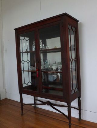 Heirloom Furniture China Cabinet Glass And Wood Apartment - Size