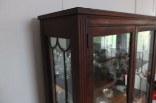 Heirloom Furniture China Cabinet Glass and Wood Apartment - size 8