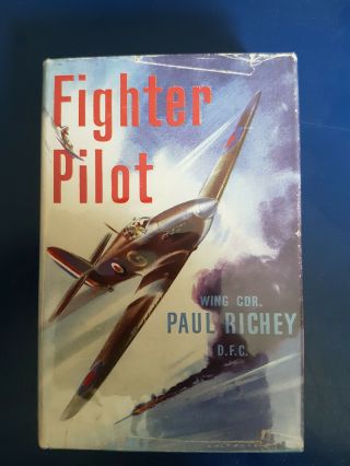 Wwii Raf Battle Of Britain Hurricane Fighter Ace Paul Richey Dso Dfc Signed