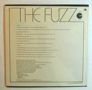 LP - THE FUZZ - S/T w/ HYPE STICKER Cala SC - 2001 Sweet Soul 2
