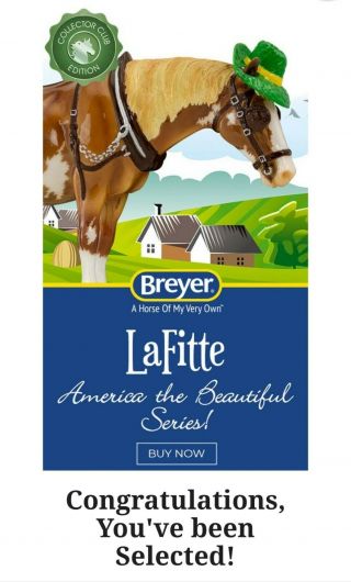 Breyer 2019 Lafitte America The Series 1 Of 350 12th In The Series