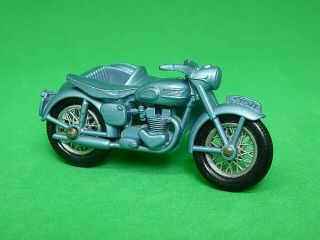 Matchbox Lesney No.  4c Triumph T110 Motorcycle And Sidecar