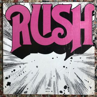 Rush Self Titled 1974 1st Press Shrink No Scratches Ex,  Srm - 1 - 1011 Us