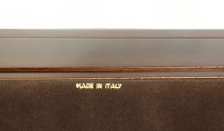 Italian Poker Cards Chips Plaques and Dice in a Wooden Box Case Made in Italy 6