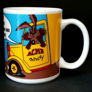Roadrunner Coffee Mug Wile E Coyote Acme Delivery Absolutely Has To Get There 4