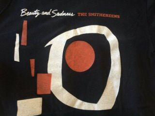 SMITHEREENS VINTAGE 1983 ' Beauty and Sadness ' t - shirt - Little Ricky Records RARE 5