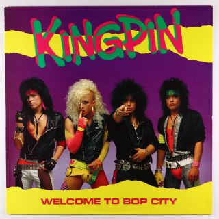 Kingpin - Welcome To Bop City Lp - Cmm Sweden Vg,