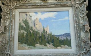 Fine T.  Allen Lawson Oil Landscape Painting Signed Dated 1989 Framed