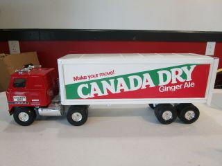 Vintage Ertl Semi - Truck Trailer Canada Dry