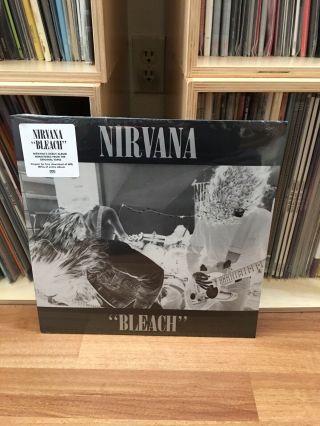 Nirvana - Bleach On Clear And White Vinyl Only 750 Made,  Smells Like Teen Spirit