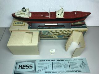 1966 Hess Voyager Tanker Ship W/original Box & Instructions