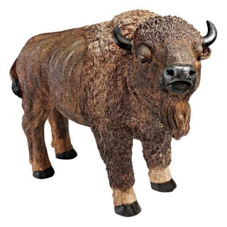 American Bison Buffalo Statue American West Great Plains Wildlife
