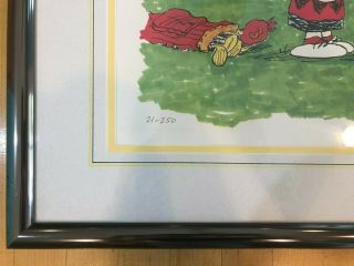 Charles Schulz Limited Edition Lithograph 