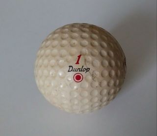 VTG SCARCE 1950s - 60s Dunes LAS VEGAS 1 Red Dot Maxfli Golf Ball 2