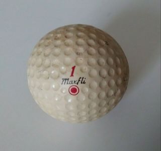 VTG SCARCE 1950s - 60s Dunes LAS VEGAS 1 Red Dot Maxfli Golf Ball 3