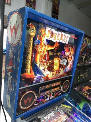 Jokerz Pinball Machine Williams Coin Op Arcade LEDS 1988 2