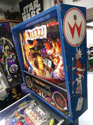 Jokerz Pinball Machine Williams Coin Op Arcade LEDS 1988 3