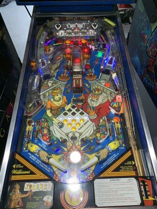 Jokerz Pinball Machine Williams Coin Op Arcade LEDS 1988 6