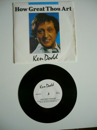 Ken Dodd How Great Thou Art / Footprints In The Sand 7 " Vinyl Uk 1988 Single