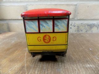 Gray Dunn Midland Bus Figural Advertising Toy Tin c1920s 8
